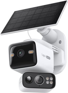 slomart Tapo C645D KIT Solar nadzorna kamera za zunanjo uporabo z akumulatorjem, 2K Dual-Objektiv