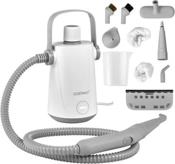 slomart FANTASK ročni parni čistilnik 1000W, 300ml, bel