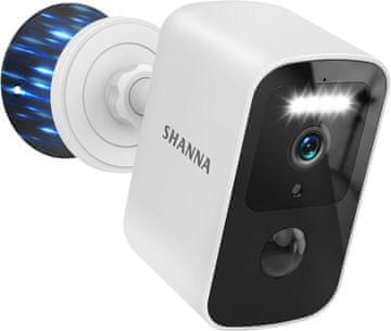 slomart SHANNA 2K 3MP zunanja nadzorna kamera z baterijo, WiFi 5GHz&2.4GHz, magnetna montaža