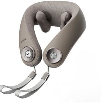 RENPHO U-Neck Mini R-L001-GY Kompaktni brezžični masažnik s funkcijo gretja in 3D Shiatsu masažo, siv