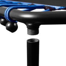 Aga FITNESS Trampolin 130 cm Modra + ročaj
