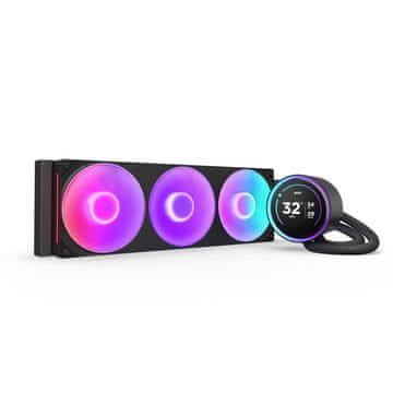 NZXT NZXT Kraken Elite 360 RGB AIO CPU hladilnik z LCD zaslonom (Črn)