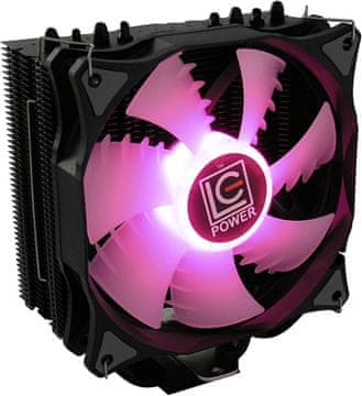 LC Power LC-Power LC-CC-120-RGB CPU hladilnik, 120mm RGB PWM ventilator, Tower