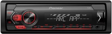 Pioneer Avtoradio PIONEER MVH-S120UB 1DIN, USB, AUX, RDS, rdeča osvetlitev