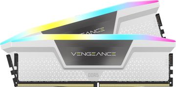 Corsair Corsair Vengeance RGB DDR5 RAM 32GB (2x16GB) 6000MHz CL36, bela barva