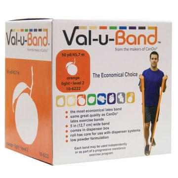 slomart Val-u-Band Trainingsband 45m - Oranžna (zelo lahko)