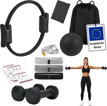slomart Relaxdays Pilates Set - 11-delni, izbira barve