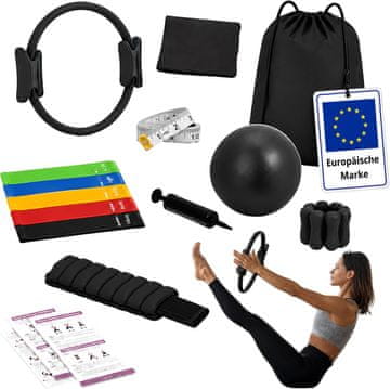 slomart Relaxdays Pilates set, 13 kosov, oprema za vadbo