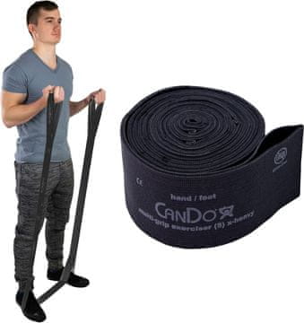slomart CanDo Multi-Grip vadbeni trak z več ročaji, različne jakosti