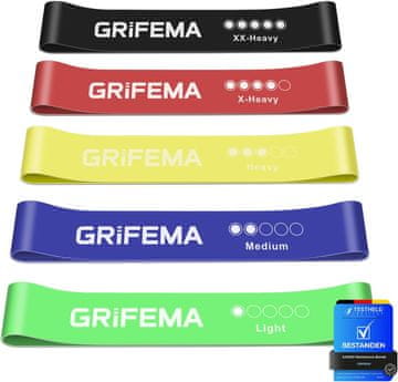 slomart GRIFEMA set 5 fitnes trakov z vrečko za shranjevanje