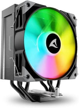 Sharkoon Sharkoon A40 CPU hladilnik, črn, RGB