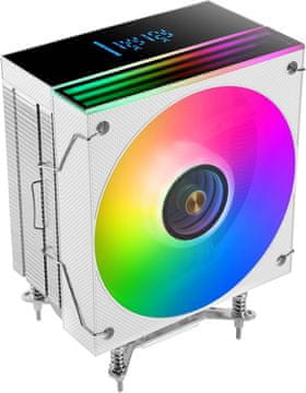 Mars Mars Gaming MCPU-LCD CPU hladilnik, 300W TDP, 120mm, ARGB LCD