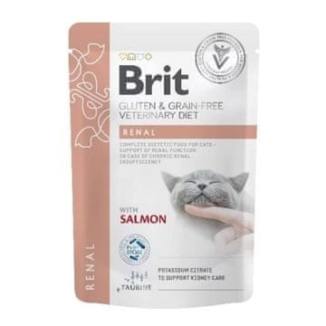 Brit BRIT VD Renal Cat Pouch - Mokra hrana za mačke za zaščito ledvic - 12x85g
