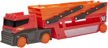HOT Hot Wheels City Mega Hauler tovornjak, shranjevanje za 50 avtomobilčkov 1:64