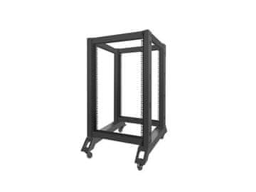 Lanberg LANBERG OR01-6818-B Odprt regal 19" 18U, 600x800mm, črn