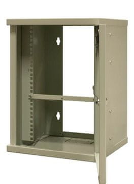 slomart EMI EM/SOHO-B-9U Viseča omarica 10" 9U, 325x330x445mm, siva, kovinska vrata