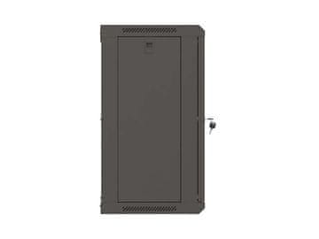 Lanberg LANBERG WF03-5312-10B Viseča omarica 19" 12U, 540x350mm, s steklenimi vrati, črna