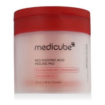 Medicube Red Succinic Acid Peeling Pad čistilni robčki za vse tipe kože 70 kos