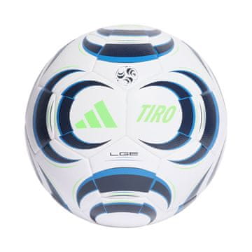 slomart Nogometna žoga adidas Tiro League KA5262, bela/temno modra, velikost 5
