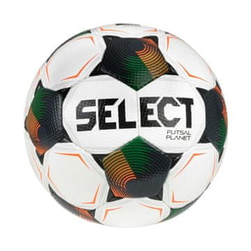 slomart Select Futsal Planet v26 FIFA Basic Nogometna žoga White-Black-Orange-Green (Velikost 4)