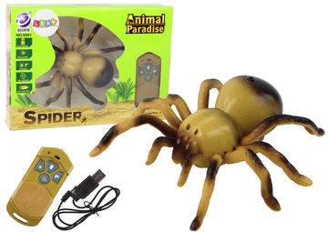 slomart LEAN TOYS Daljinsko voden pajek Tarantula, rumen