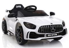 AUTONA LEAN CARS Otroški avto na akumulator Mercedes GTR, bel