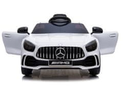 AUTONA LEAN CARS Otroški avto na akumulator Mercedes GTR, bel