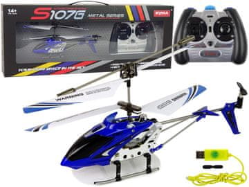 slomart LEAN TOYS Helikopter SYMA S107G R/C - modri