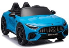 AUTONA LEAN CARS Akumulatorski avto Mercedes AMG SL63, modra, lakiran