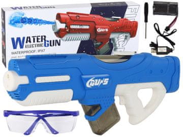 slomart LEAN TOYS Velik vodni top, moder, 750ml, z očali