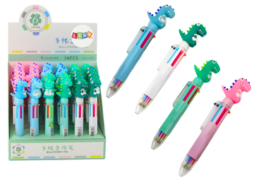slomart LEAN TOYS Pisalo s 6 barvami, dinozaver