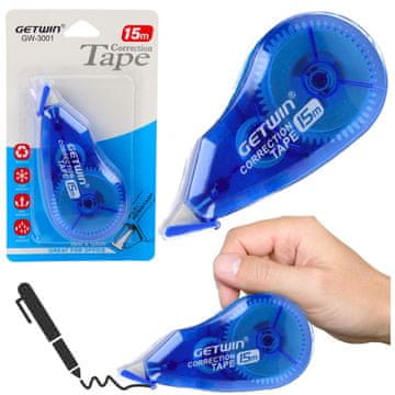 slomart LEAN Korektor v traku, miš, 15m x 5mm, moder