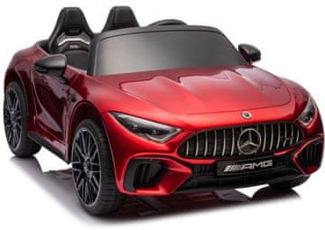AUTONA LEAN CARS Mercedes AMG SL63 Akumulatorski avto, rdeč lakiran