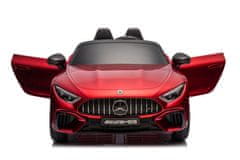 AUTONA LEAN CARS Mercedes AMG SL63 Akumulatorski avto, rdeč lakiran