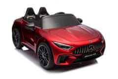AUTONA LEAN CARS Mercedes AMG SL63 Akumulatorski avto, rdeč lakiran