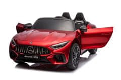 AUTONA LEAN CARS Mercedes AMG SL63 Akumulatorski avto, rdeč lakiran