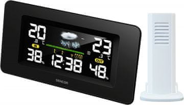 slomart Sencor SWS 5270 vremenska postaja, barvni LCD, notranja/zun. temperatura