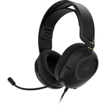 slomart Corsair HS35 Stereo žične slušalice, crne