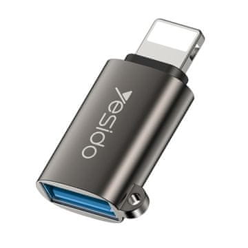 Alecto Yesido USB-A 3.0 na Lightning OTG adapter