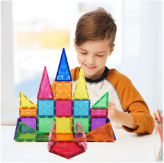 PicassoTiles prizma set magnetnih ploščic, 41 kosov