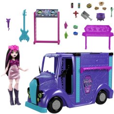 Mattel Monster High Monster Fest: tovornjak s hrano in lutka Draculaura