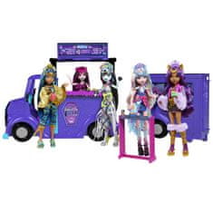 Mattel Monster High Monster Fest: tovornjak s hrano in lutka Draculaura