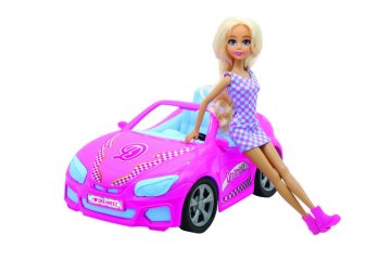 Alltoys Dreameez lutka z avtomobilom, 29 cm