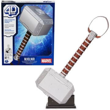 Spin Master 4D sestavljanka Marvel Thorjevo kladivo Mjolnir