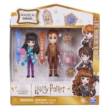 Spin Master Harry Potter, komplet 2 figuric z dodatki George in Cho