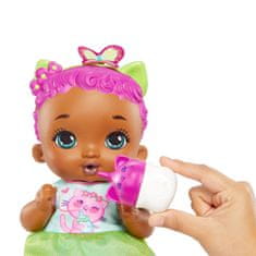Mattel My Garden Baby dojenček – rožnato-zeleni mucek