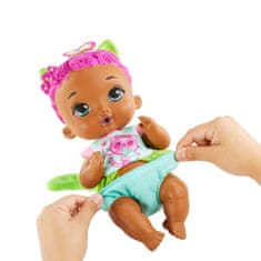 Mattel My Garden Baby dojenček – rožnato-zeleni mucek