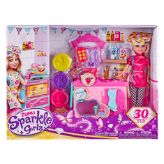 Alltoys Igralni komplet Sparkle Girlz – pekovka z 30 dodatki