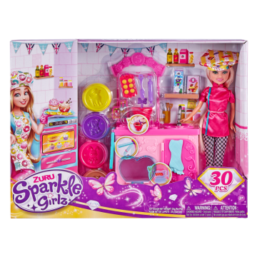 Alltoys Igralni komplet Sparkle Girlz – pekovka z 30 dodatki