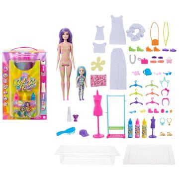 Mattel Barbie Color Reveal neonski batik darilni komplet